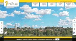 Desktop Screenshot of empfingen.de