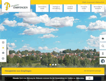 Tablet Screenshot of empfingen.de